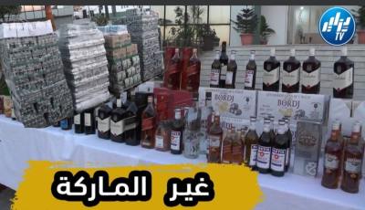 كانت موجهة للاحتفال بـ الريفيون…بالفيديو .. شاهد كمية الخمور التي حجزها الدرك الوطني في تيبــازة