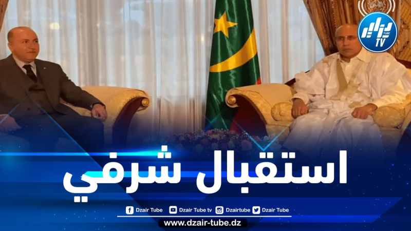 الرئيس الموريتاني يستقبل الوزير الأول بمقر إقامة الدولة