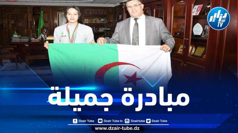  تشجيعا للرياضيين المتألقين…والي سوق أهراس يستقبل العداءة البطلة لينا طالب