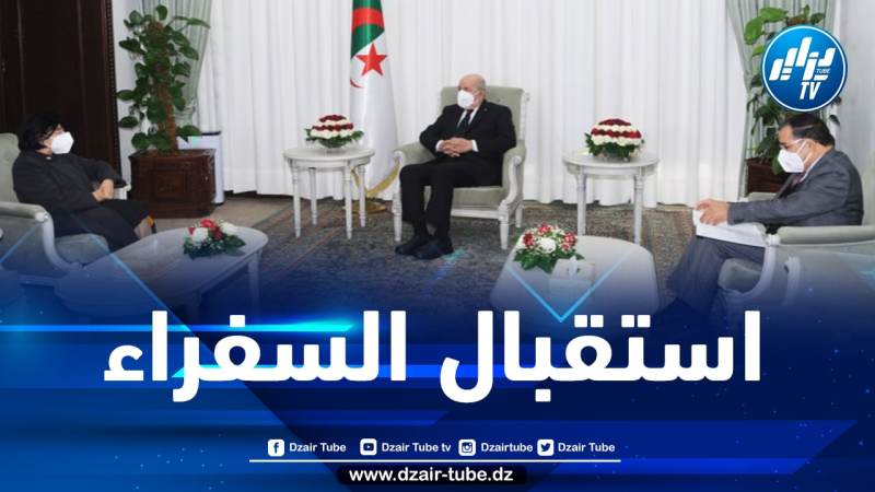 الرئيس تبون يستقبل سفيري باكستان واليونان