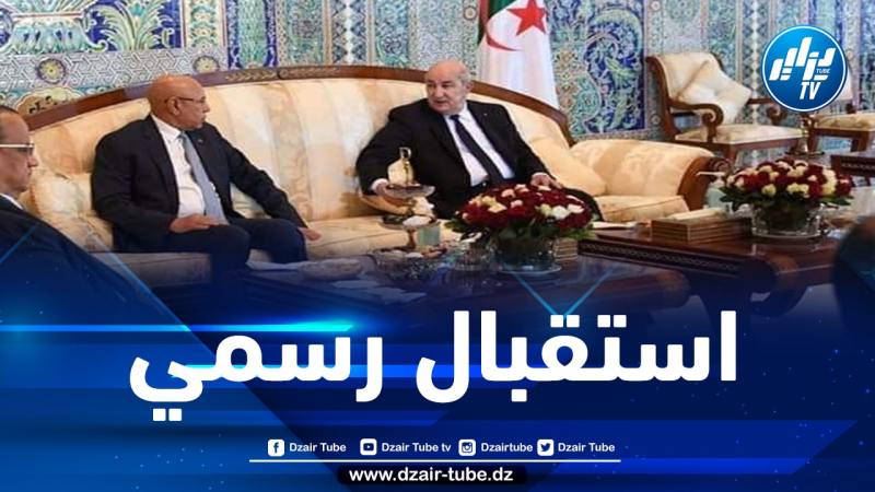 الرئيس تبون يجري محادثات على انفراد مع نظيره الموريتاني