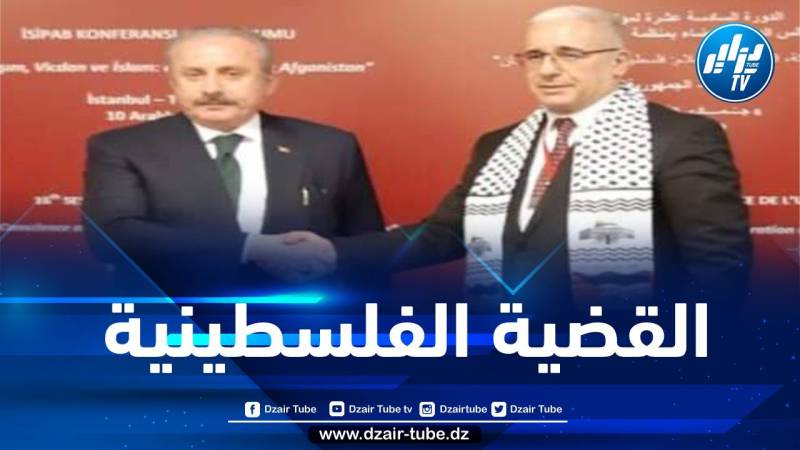 القضية الفلسطينية محور مباحثات بين بوغالي ونظيره شنطوب بتركيا
