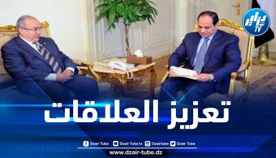 في لقاء جمعهما بالقاهرة…لعمامره يسلم رسالة من رئيس الجمهورية إلى الرئيس المصري
