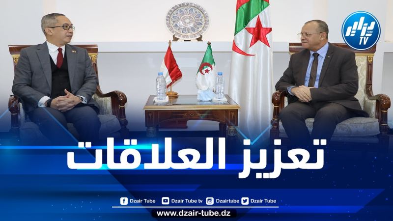 بحث سبل تطوير التعاون والشراكة بين الجزائر وإندونيسيا