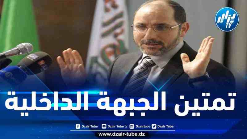 مقري يدعو إلى توافق وطني على أسس ديمقراطية