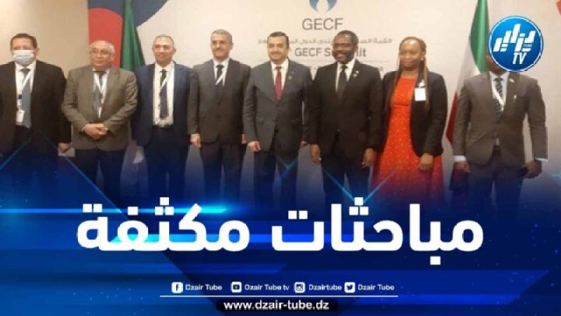 عرقاب يتناول فرص الاستثمار وآفاق التعاون في مجال الطاقة والمناجم مع عدد من نظرائه بالدوحة