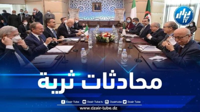 لعمامرة يجري مشاورات مثمرة مع نظيره الإيطالي