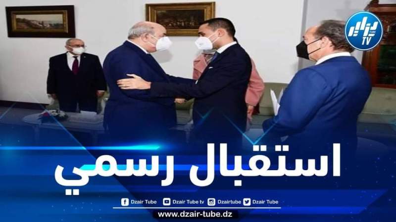 رئيس الجمهورية يستقبل وزير الخارجية الإيطالي
