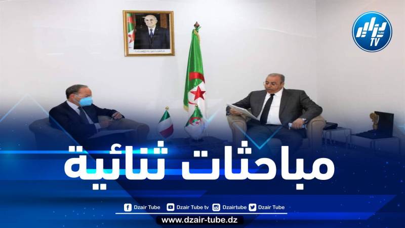 الوزير زغدار يبحث مع السفير الإيطالي سبل التعاون الصناعي بين البلدين
