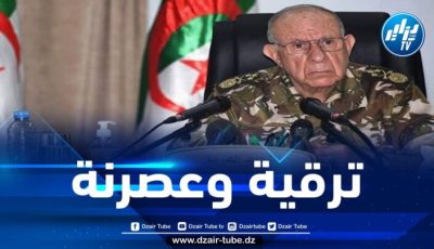 الفريق شنقريحة: القيادة العليا للجيش تحرص على ترقية وعصرنة مكونات قواتنا المسلحة