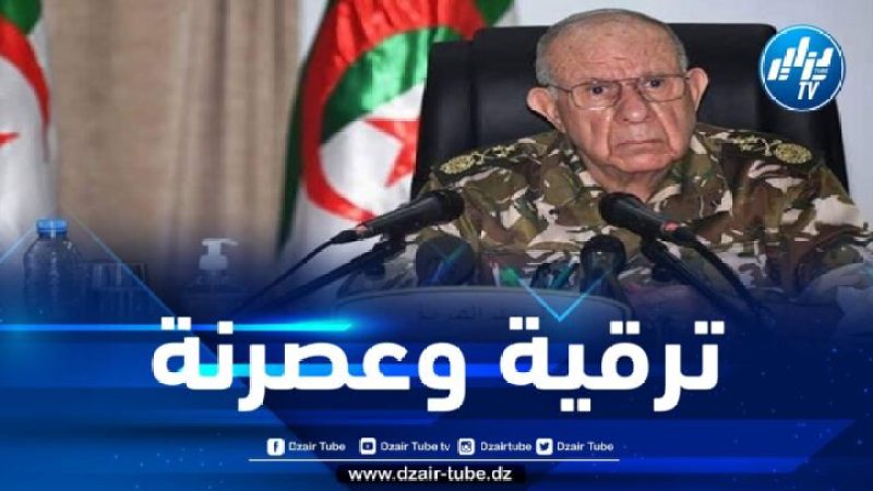 الفريق شنقريحة: القيادة العليا للجيش تحرص على ترقية وعصرنة مكونات قواتنا المسلحة