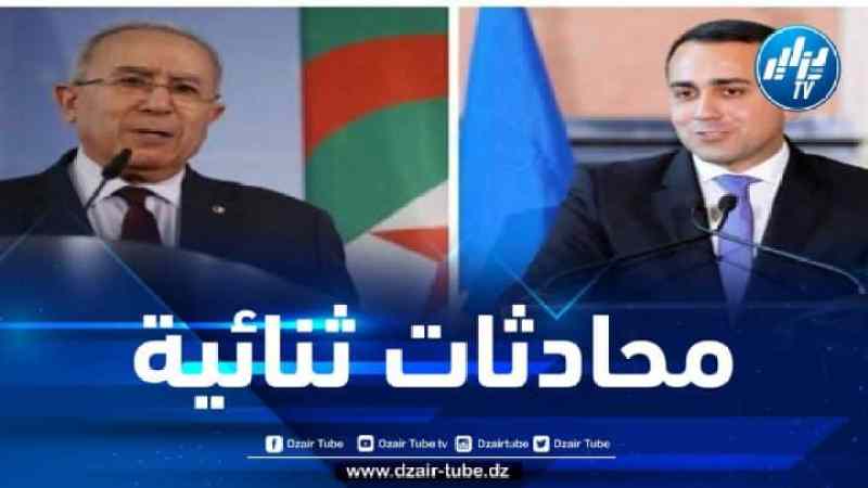 لعمامرة يجري محادثات هاتفية مع نظيره الإيطالي