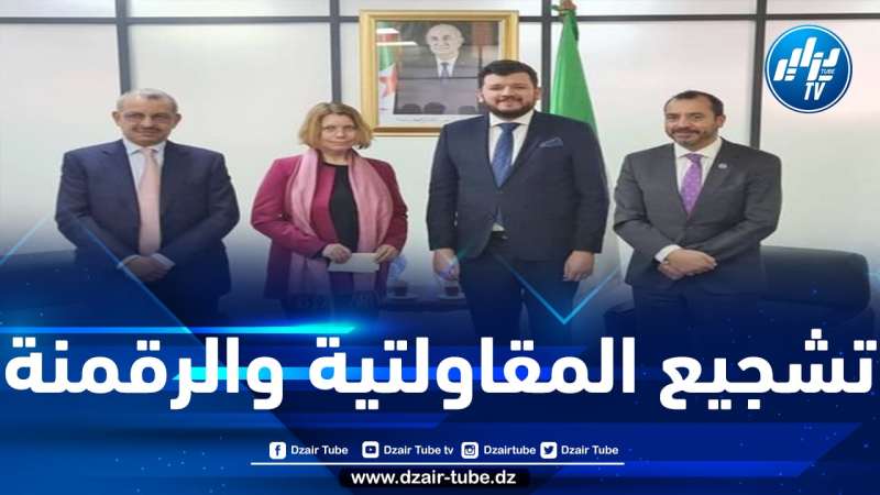 مؤسسات ناشئة: ياسين وليد يبحث فرص التعاون مع المنسق المقيم للأمم المتحدة بالجزائر