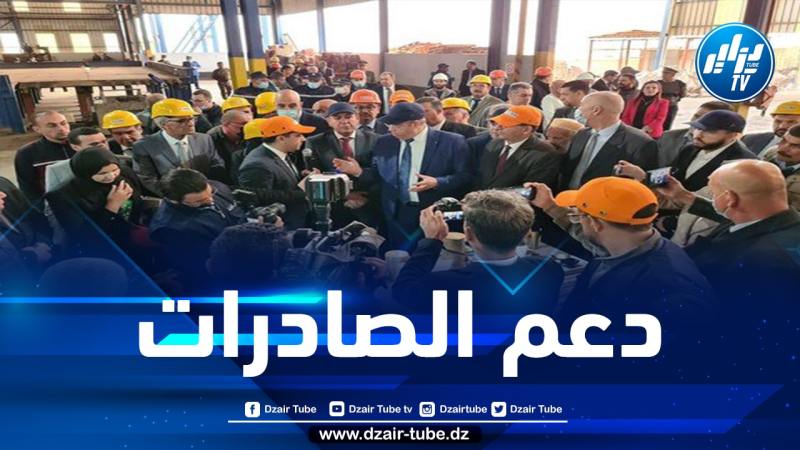 انطلاق عملية تصدير شحنة ثانية من الكوابل الكهربائية نحو السنغال من ميناء مستغانم