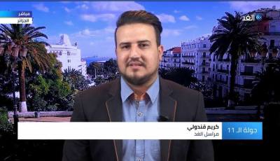 كريم قندولي ينتقد التلفزيون الجزائري بسب سوء تصوير لقطة دفع ماندي وسقوط مبولحي