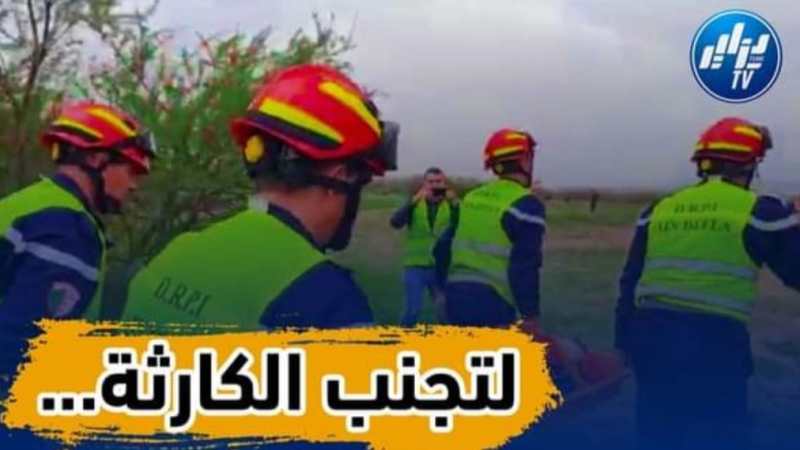 بالفيديو: السلطات المحلية بعين الدفلى تنظم مخطط تنظيم النجدة من الفيضانات