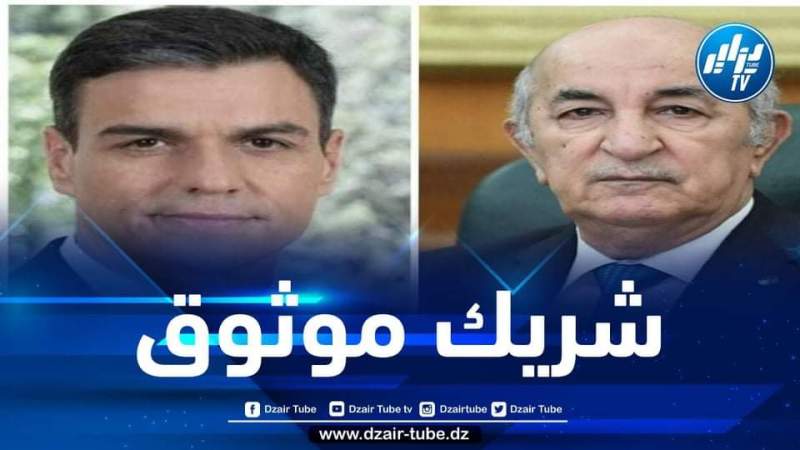 رئيس الوزراء الإسباني يتصل هاتفيا بالرئيس تبون