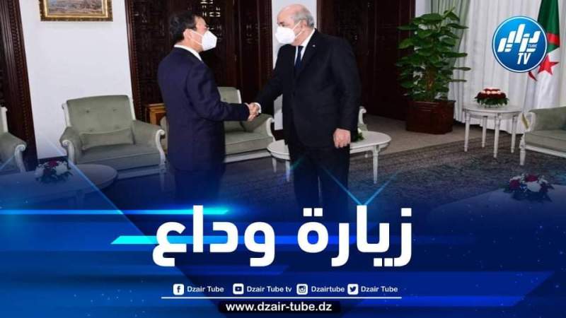الرئيس تبون يستقبل السفير الصيني لدى الجزائر