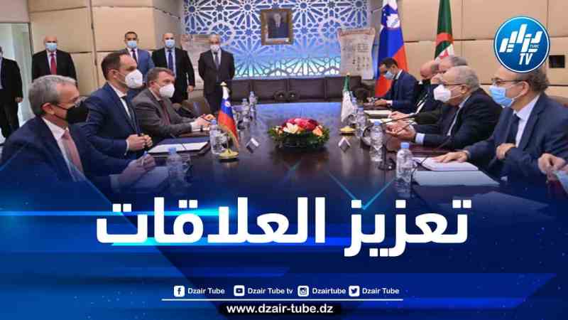 لعمامرة يجري مباحثات مع نظيره السلوفيني