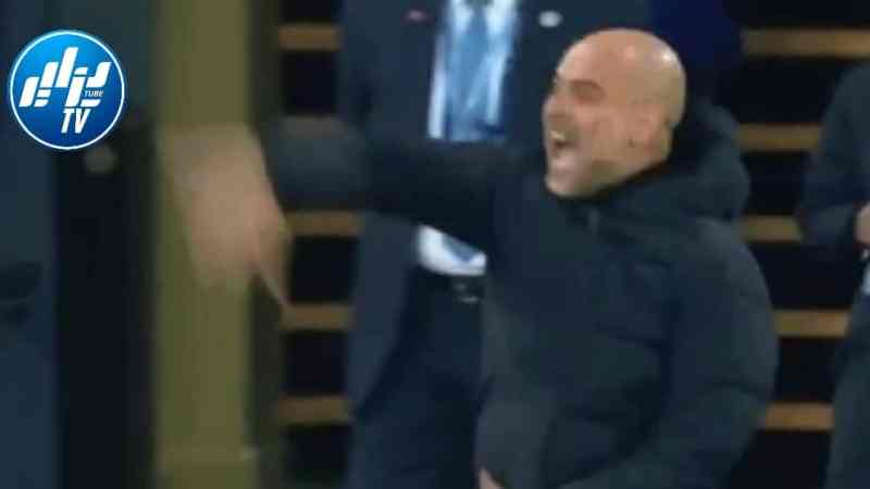 بالفيديو…شاهد ردة  فعل غوارديولا بعدما ضيع محرز فرصة سهلة امام ريال مدريد