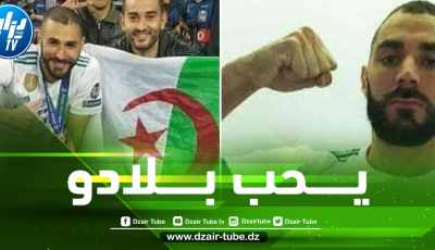 بن زيمة عاش مباراة الجزائر والكاميرون على الأعصاب وتأثر بالإقصاء !!