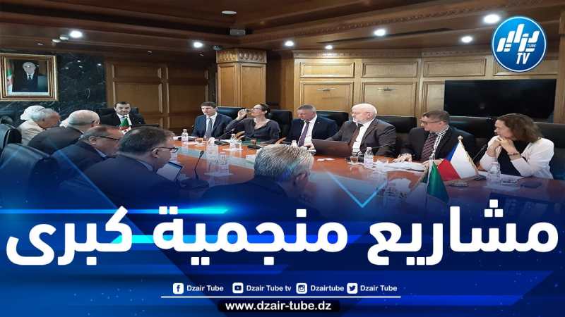 وزير الطاقة والمناجم يستقبل وفدا من جمهورية التشيك