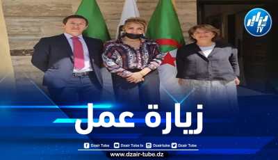 سعيدة نغزة تستقبل المستشار الاقتصادي التجاري لسفارة مملكة إسبانيا بالجزائر