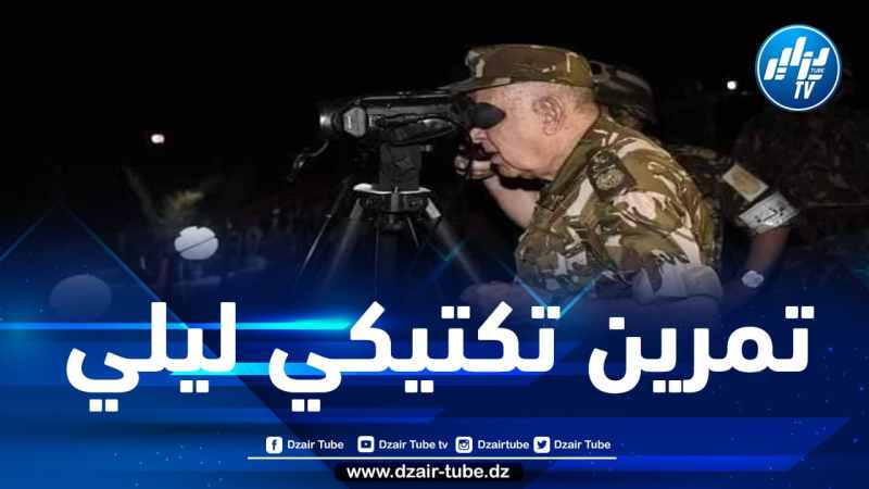الفريق شنقريحة يشرف على تنفيذ تمرين ليلي بالذخيرة الحية بتندوف