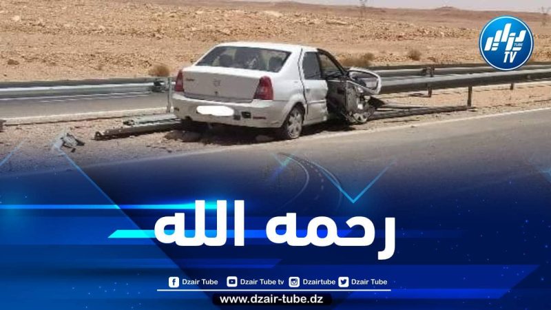 وفاة شخص في حادث انحراف سيارة بغرداية