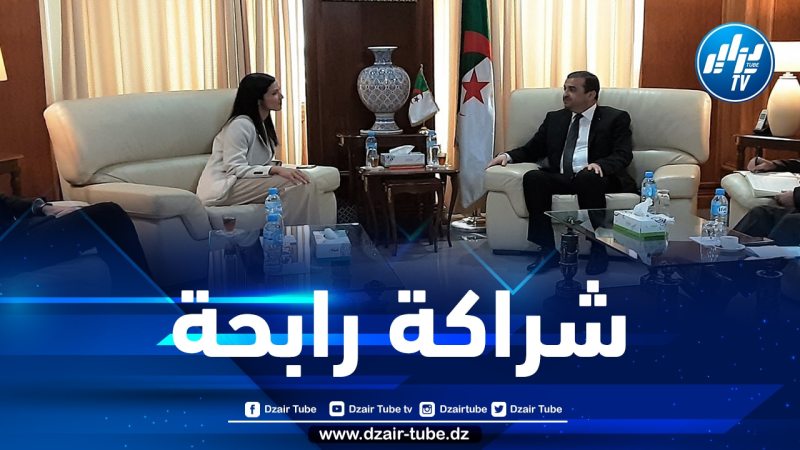 عرقاب يستقبل المديرة العامة لشركة سيمنس للطاقة لإفريقيا