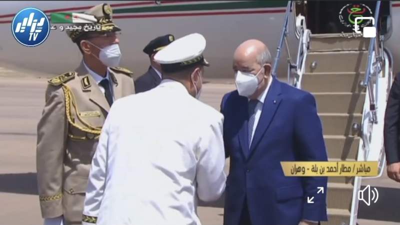 بالفيديو: لحظة وصول الرئيس عبد المجيد  تبون إلى مطار وهران الدولي