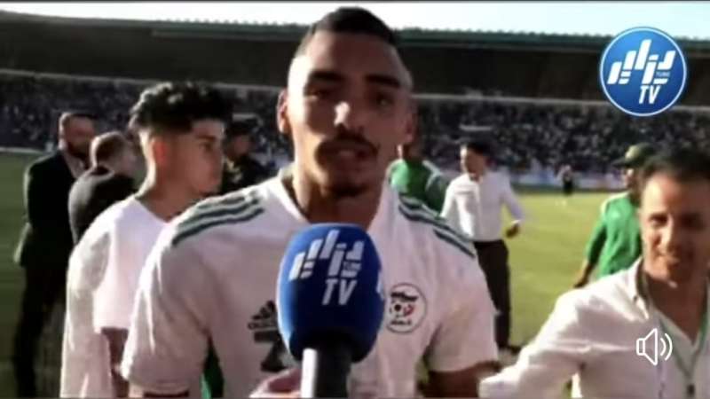 بالفيديو: خاص لقناة دزاير توب .. فرحة لا توصف للاعب المنتخب الوطني  بعد الفوز المستحق على إسبانيا  وشاهد ماذا قال عن مباراة المغرب القادمة …