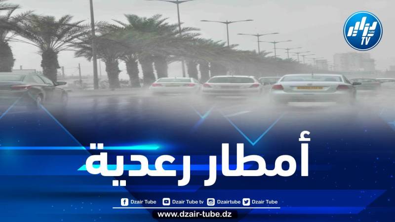 أمطار رعدية بعدد من الولايات الجنوبية