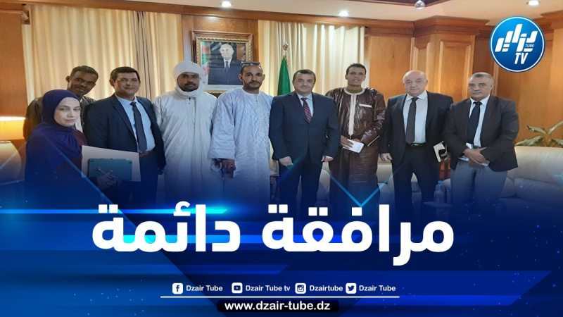 عرقاب يستقبل أعضاء المكتب التنفيذي للفدرالية الوطنية للمستغلين الحرفيين للذهب