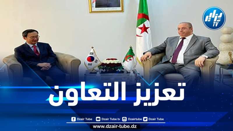 زغدار يدعو المؤسسات الكورية إلى الاستثمار بالجزائر