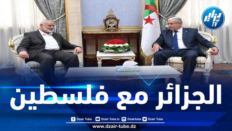 بوغالي يستقبل رئيس المكتب السياسي لحركة حماس الفلسطينية