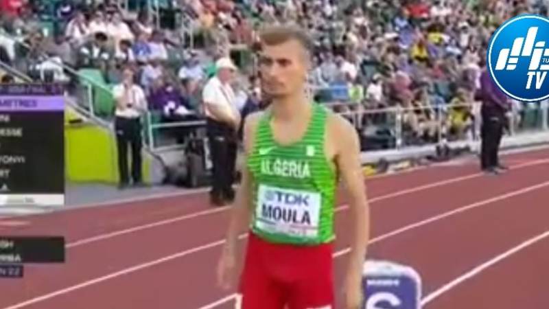 البطل الجزائري مولى سليمان يتأهل لنهائي سباق 800 متر