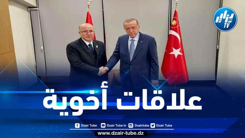الوزير الأول بن عبد الرحمان يُستقبل من طرف الرئيس التركي رجب طيب أردوغان