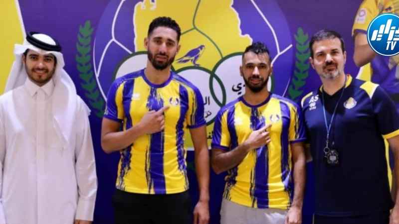 الغرافة يقدم لاعبيه الجزائريين لوسائل الإعلام
