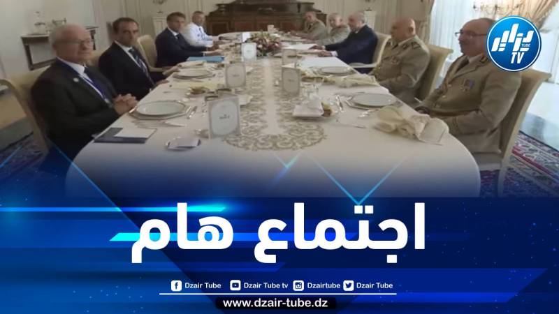 الرئيس تبون يترأس اجتماعا هاما مع نظيره الفرنسي يضم مسؤولي المصالح الأمنية للبلدين
