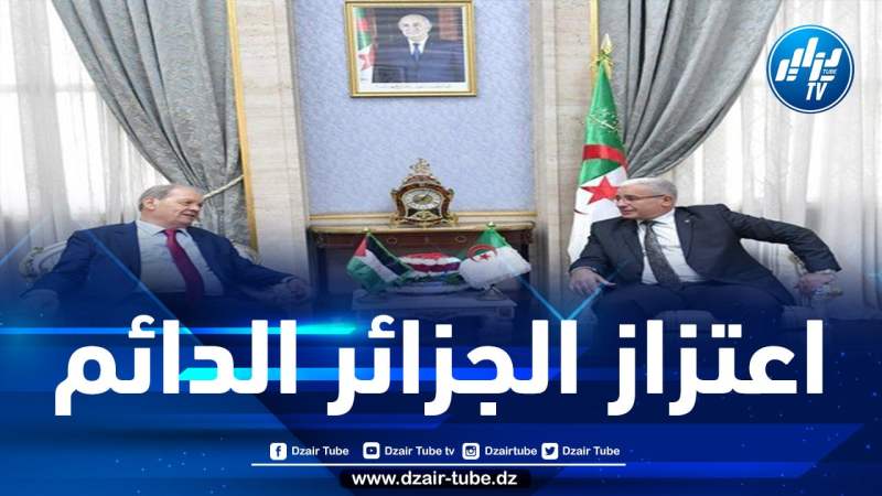 ابراهيم بوغالي يستقبل رئيس المجلس الوطني الفلسطيني