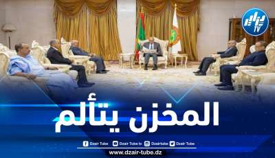 الرئيس الموريتاني يستقبل وزير الداخلية الصحراوي الذي سلمه رسالة خطية من الرئيس غالي