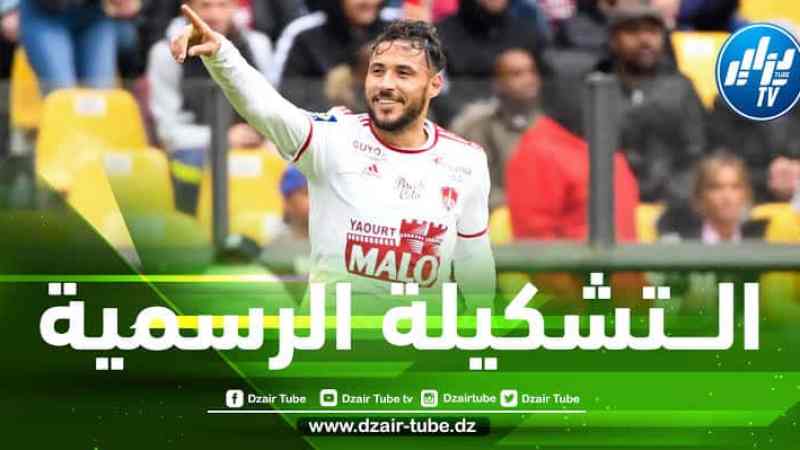 التشكيلة الرسمية لنادي بريست ضد باريس سان جيرمان