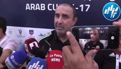 رزقي رمان…شيء مؤسف ما حدث بين الشوطين و المنتخب التونسي حاول اللعب على أعصاب لاعبينا