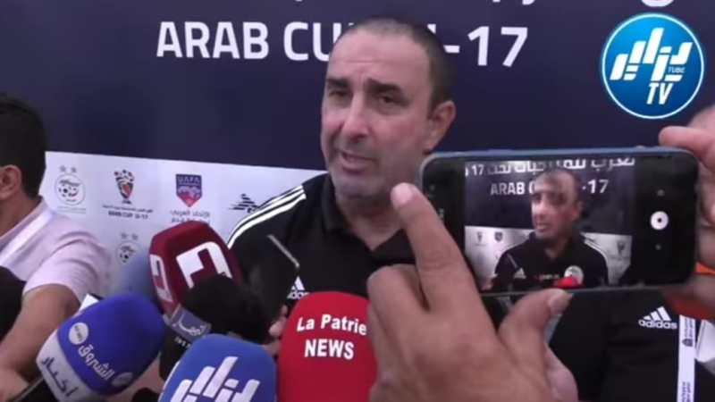 رزقي رمان…شيء مؤسف ما حدث بين الشوطين و المنتخب التونسي حاول اللعب على أعصاب لاعبينا