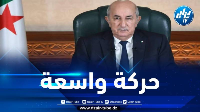 الرئيس تبون يجري حركة واسعة في سلك ولاة الجمهورية