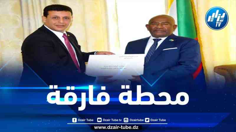 وزير السياحة يُستقبل من طرف رئيس جمهورية القمر ويسلمه دعوة الرئيس تبون لحضور القمة العربية