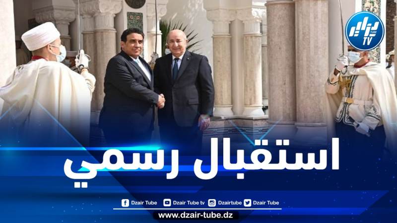 رئيس الجمهورية يستقبل رئيس المجلس الرئاسي الليبي