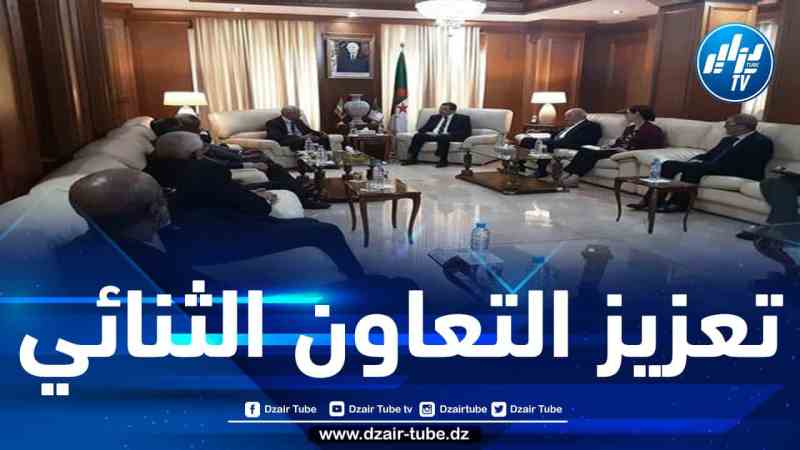 عرقاب يتناول سبل الشراكة مع وفد عن قطاع الطاقة الموريتاني