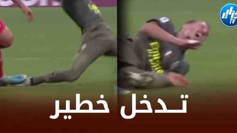 بالــفيديو..بن ناصر يتعرض لــتدخل خطير خلال مباراة فريقه الميلان أمام مونزا